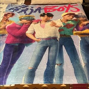 Saja Boys throw blanket.